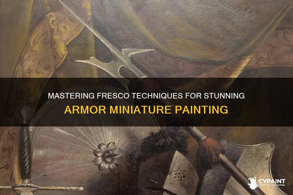 how to paint frescos on armor minatures