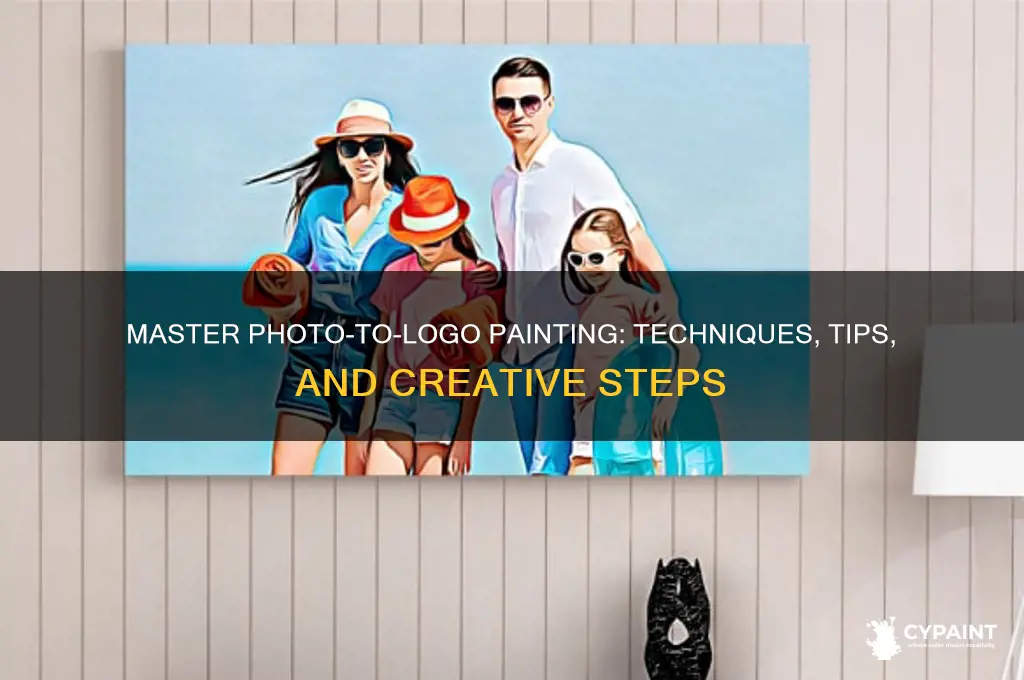 how to paint from a photo logo