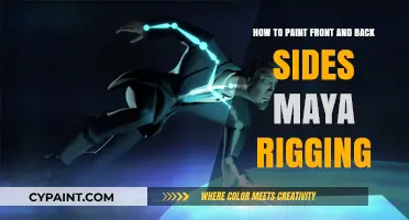 Maya Rigging: Painting Front and Back Sides