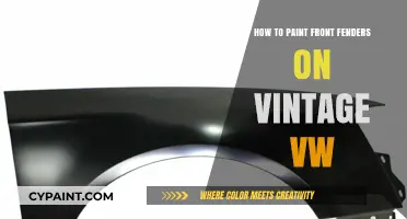 Mastering Vintage VW Front Fender Painting: Tips and Techniques