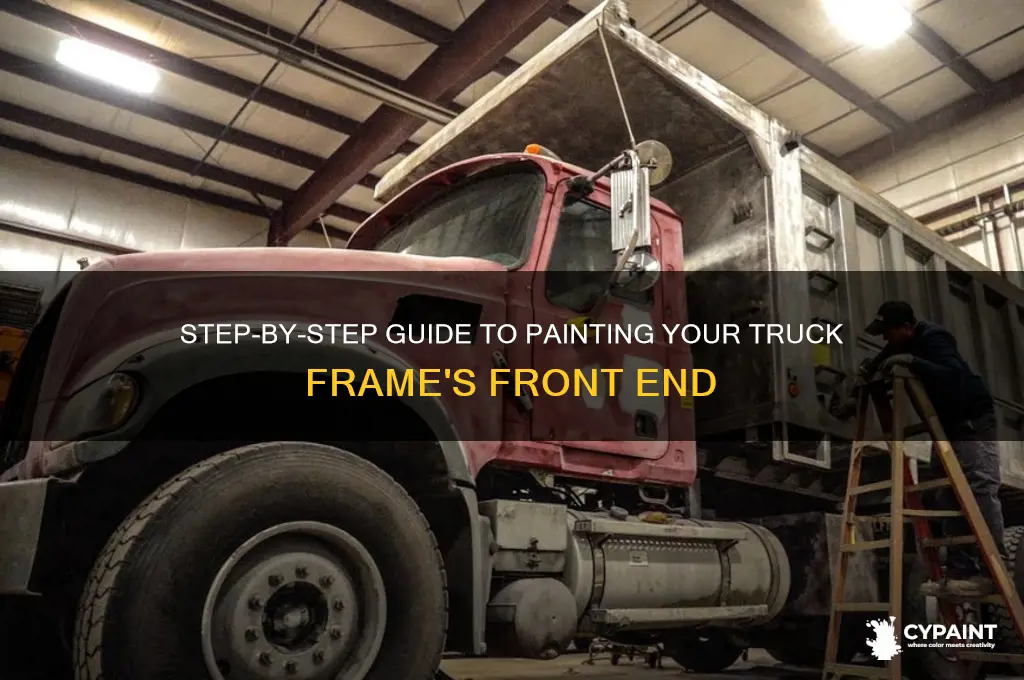 how to paint front of truck frame