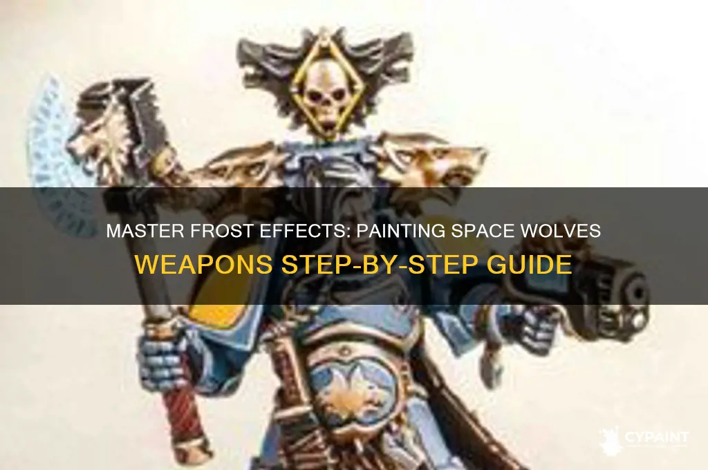 how to paint frost weapons space wolves