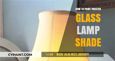 DIY Frosted Glass Lamp Shade Painting: Easy Step-by-Step Guide