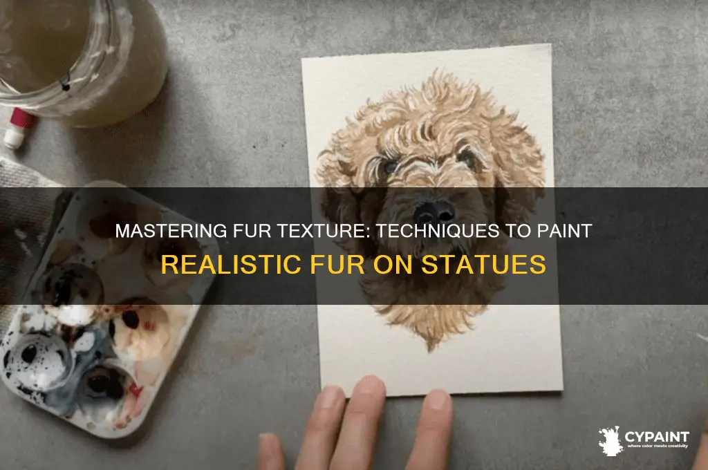 how to paint fur look on rstatue