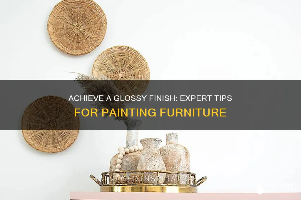 how to paint furnitrue so it gloss