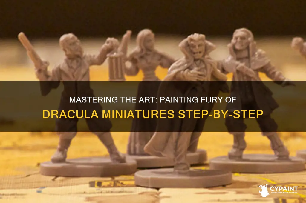 how to paint fury of dracula minis