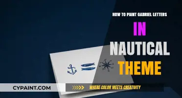 Nautical-Themed Gabriel Letters: A Step-by-Step Painting Guide