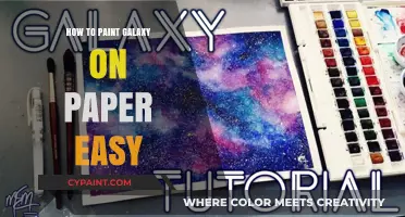 Easy Galaxy Painting Tutorial: Create Stunning Cosmic Art on Paper