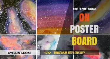 Create Stunning Galaxy Art: Easy Poster Board Painting Tutorial