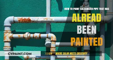 Revamping Galvanized Pipes: A Guide to Repainting Over Existing Paint