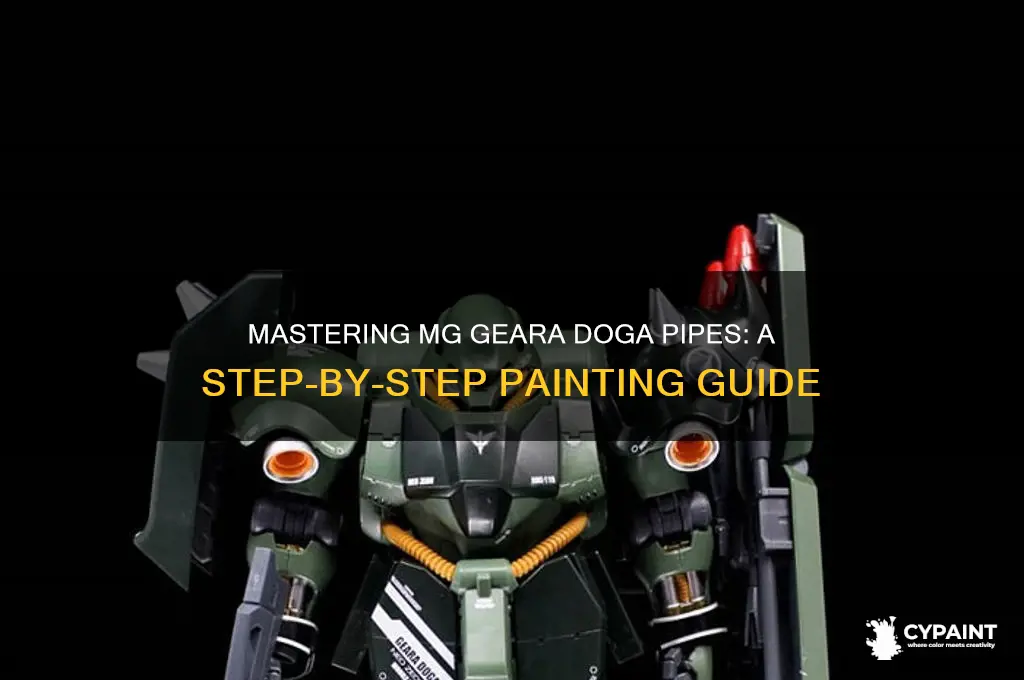 how to paint geara doga mg pipes