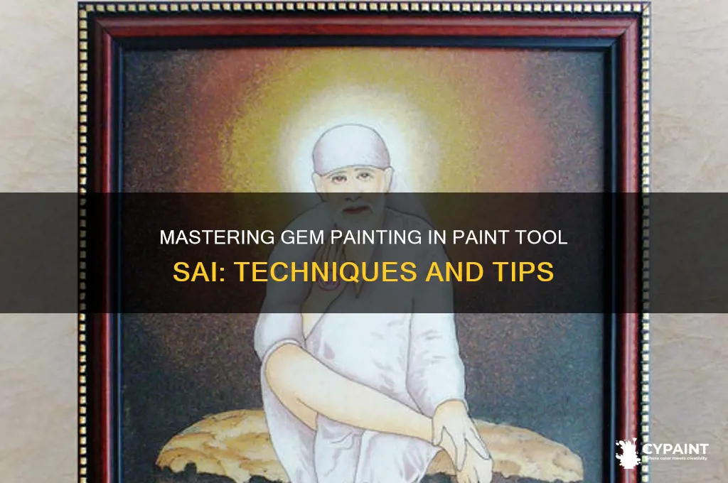 how to paint gems paint tool sai