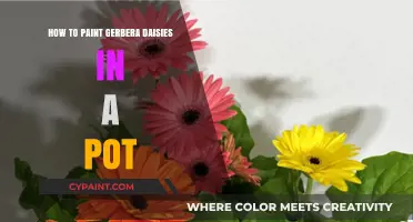 Mastering Gerbera Daisies: Painting Vibrant Blooms in a Pot