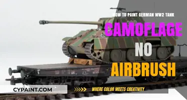 Spray-Paint WWII German Tank Camouflage: A Brush-Only Guide