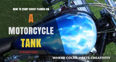 Ghostly Motorcycle Tank Art: Painting Ghost Flames
