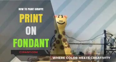 Mastering Giraffe Print: Easy Fondant Painting Techniques for Beginners