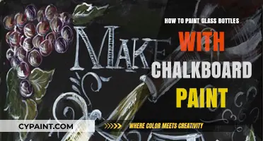 Transform Glass Bottles with Chalkboard Paint: A Creative DIY Guide