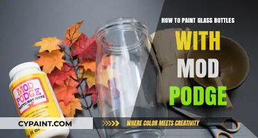 Creative Glass Bottle Painting: Mod Podge Techniques for Stunning Results
