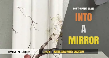 Transform Glass into a Mirror: Easy DIY Painting Guide