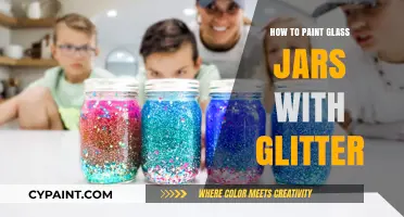 Sparkle Up Your Space: Painting Glass Jars with Glitter
