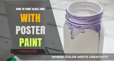 Creative Glass Jar Makeover: Easy Poster Paint Techniques for Beginners