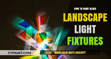 Painting Glass Landscape Light Fixtures: A Creative DIY Guide