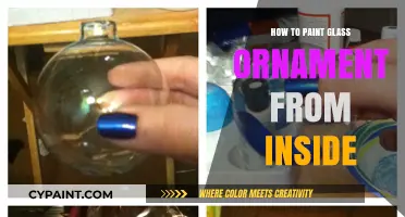 Mastering the Art of Painting Glass Ornaments from the Inside Out