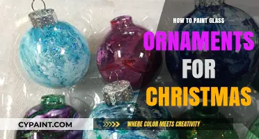 Creative Christmas Crafting: Painting Glass Ornaments for Festive Decor