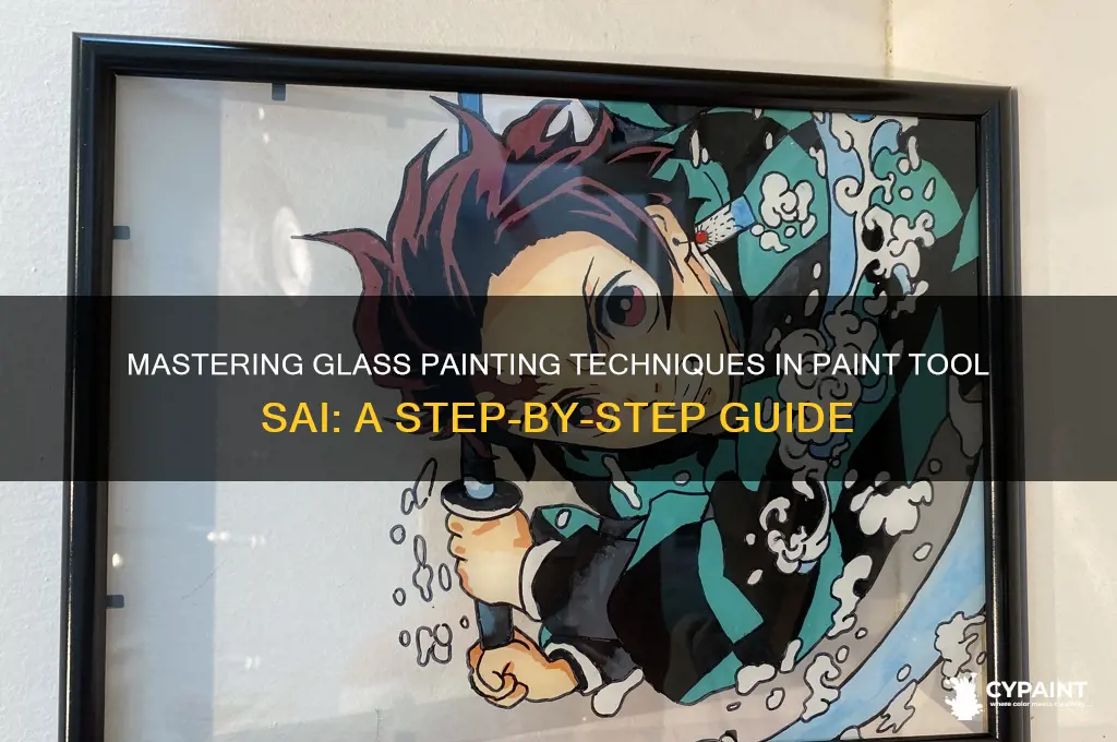 how to paint glass paint tool sai