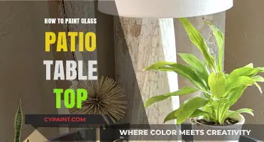 Transform Your Glass Patio Table: Easy Painting Techniques for a Stunning Top