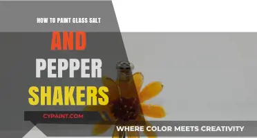 Creative Glass Painting: Transforming Salt and Pepper Shakers with Ease