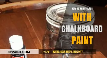 Transform Glass Surfaces: Easy Chalkboard Paint Application Guide