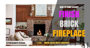 Achieve a Stunning Glossy Finish on Your Brick Fireplace: A Step-by-Step Guide