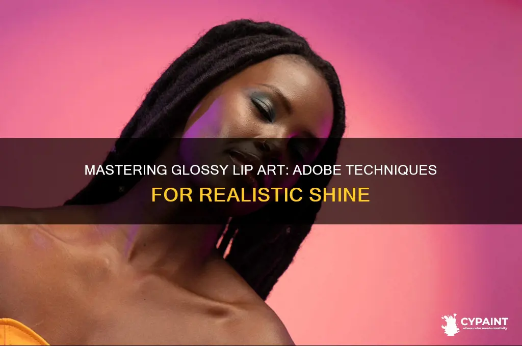 how to paint glossy lips in adobe
