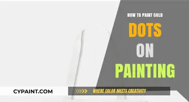 Mastering Metallic Accents: Techniques for Painting Gold Dots on Canvas