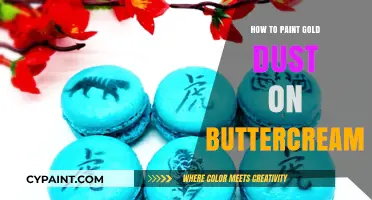 Gilded Treats: Mastering the Art of Painting Gold Dust on Buttercream
