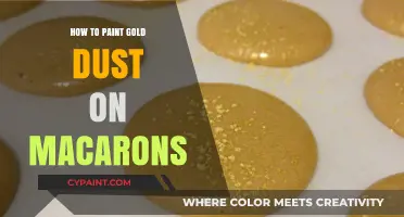 Gilded Macarons: Mastering the Art of Painting Gold Dust