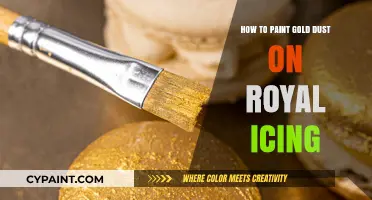 Elegant Edible Art: Painting Gold Dust on Royal Icing Techniques