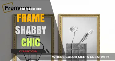 Transforming Gold Frames: A Shabby Chic Painting Guide