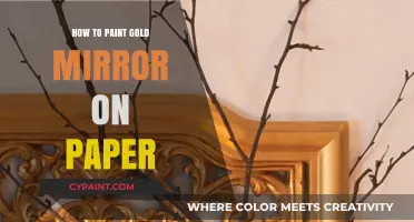 Create Stunning Gold Mirror Effects on Paper: Easy Painting Techniques