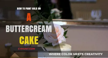 Gilded Buttercream: Mastering the Art of Painting Gold on Cakes