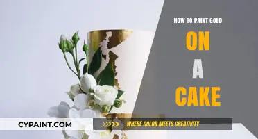 Gilding Your Cake: Mastering the Art of Painting Gold Edible Decor