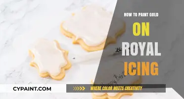Mastering Metallic Elegance: Painting Gold on Royal Icing Techniques