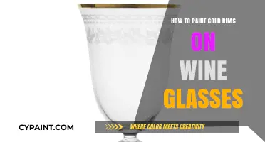Elegant DIY: Painting Gold Rims on Wine Glasses Step-by-Step