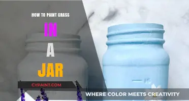 Creative Jar Art: Mastering the Technique of Painting Grass Inside