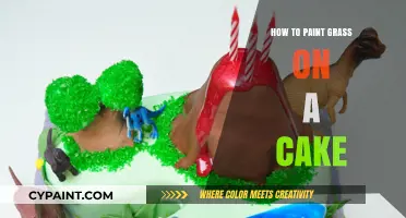 Master the Art of Painting Realistic Grass on Cakes
