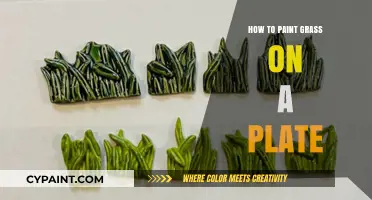 Mastering the Art of Painting Realistic Grass on Ceramic Plates