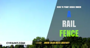 Mastering Grass Painting Techniques Under Rail Fences: A Step-by-Step Guide