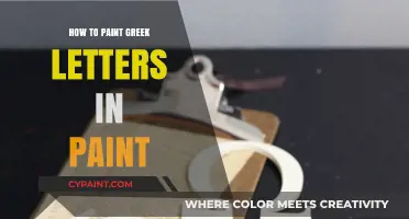 Mastering Greek Letter Painting: A Step-by-Step Guide in MS Paint