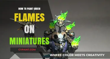 Mastering Miniature Art: Techniques for Painting Realistic Green Flames